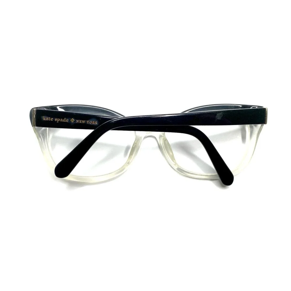 Kate Spade Black Clear Cat Eye Retro Glasses Amara/S 0KAX Y7 55 18 135